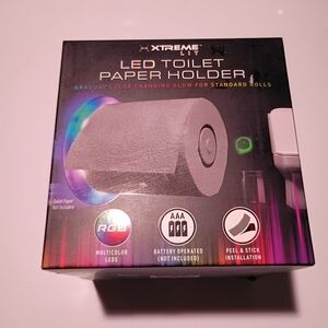 Xtreme LED Toilet Paper Holder with Multicolor Glow